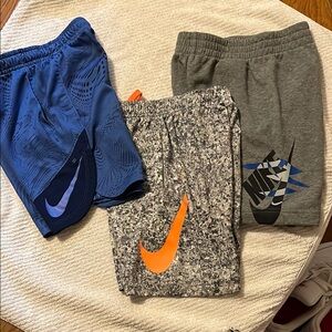 Nike Blue and Gray Athletic Shorts
